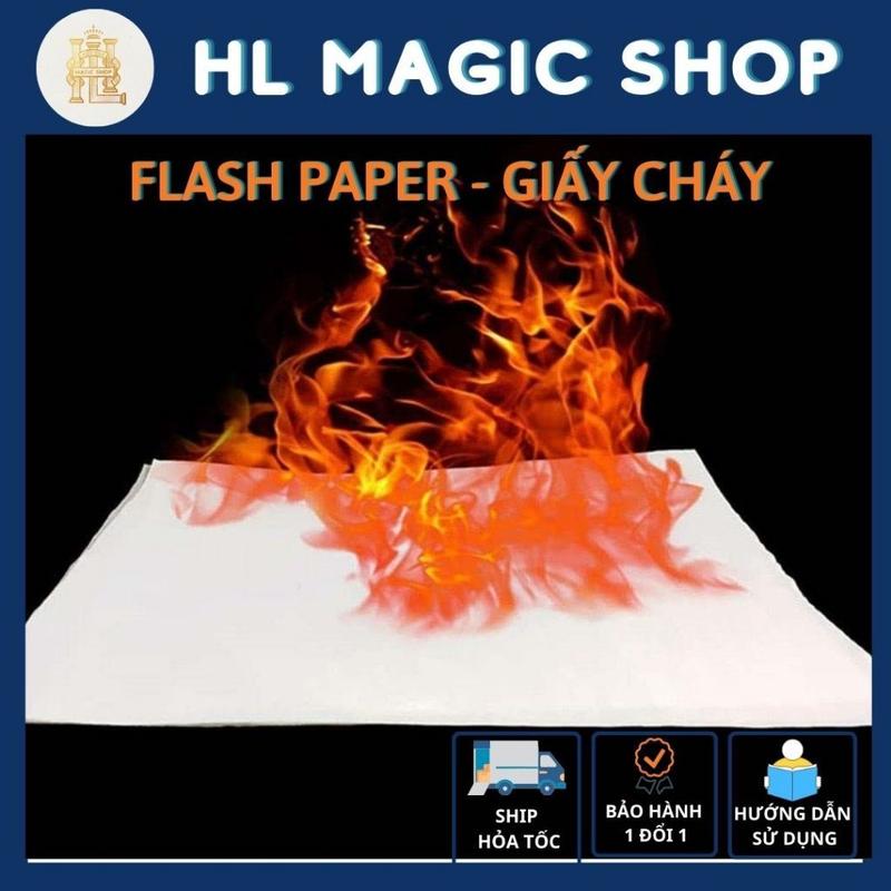 Đồ chơi phụ kiện ảo thuật Flash Paper GIấy cháy
