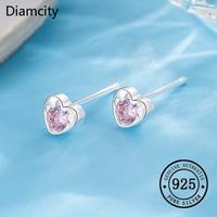 Gambar Diamcity Anting Berbentuk Hati Dengan Zircon Berwarna Yang Indah Dan Serbaguna Gaya Korea - Putih, 5mm dari Diamcity Official Store Kab. Gresik 4 Tokopedia