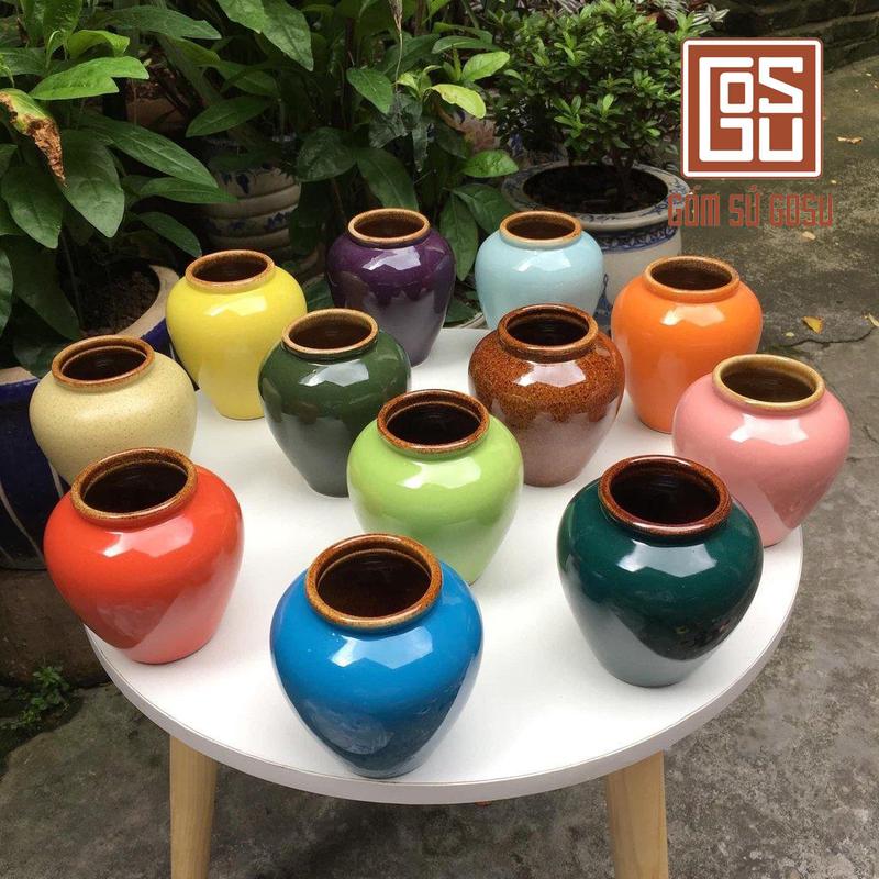 Lu Uống Bia Uống Nước Tráng Men Cao Cấp Phong Cách Độc Đáo