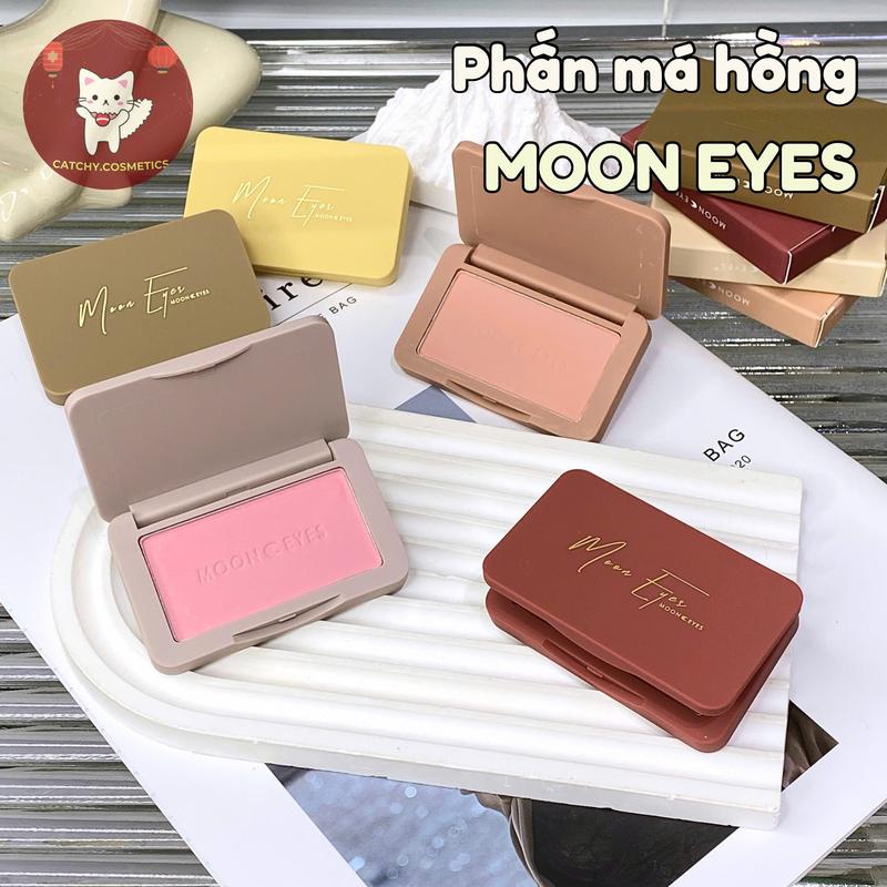 MOON EYES Phấn Má Hồng Moon Eyes Đơn Sắc Mịn Lì Tự Nhiên Matte Blush 6.5g