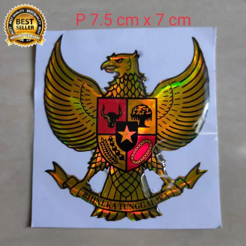 COD stiker emblem GARUDA INDONESIA 3D KUALITAS TERBAIK Naziastiker 5
