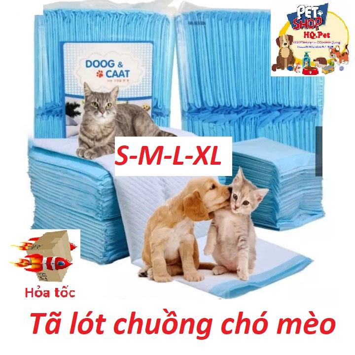 Tã lót khay/ tã lót chuồng cho thú cưng doog & caat size S,M,L,XL