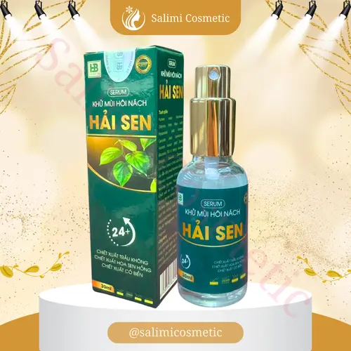 Xịt Serum Khử Mùi Hôi Nách HẢI SEN, Serum Ngăn Mùi Toàn Thân, Hôi Chân, Làm Sạch Nách, Khô Thoáng - HÀNG CHÍNH HÃNG