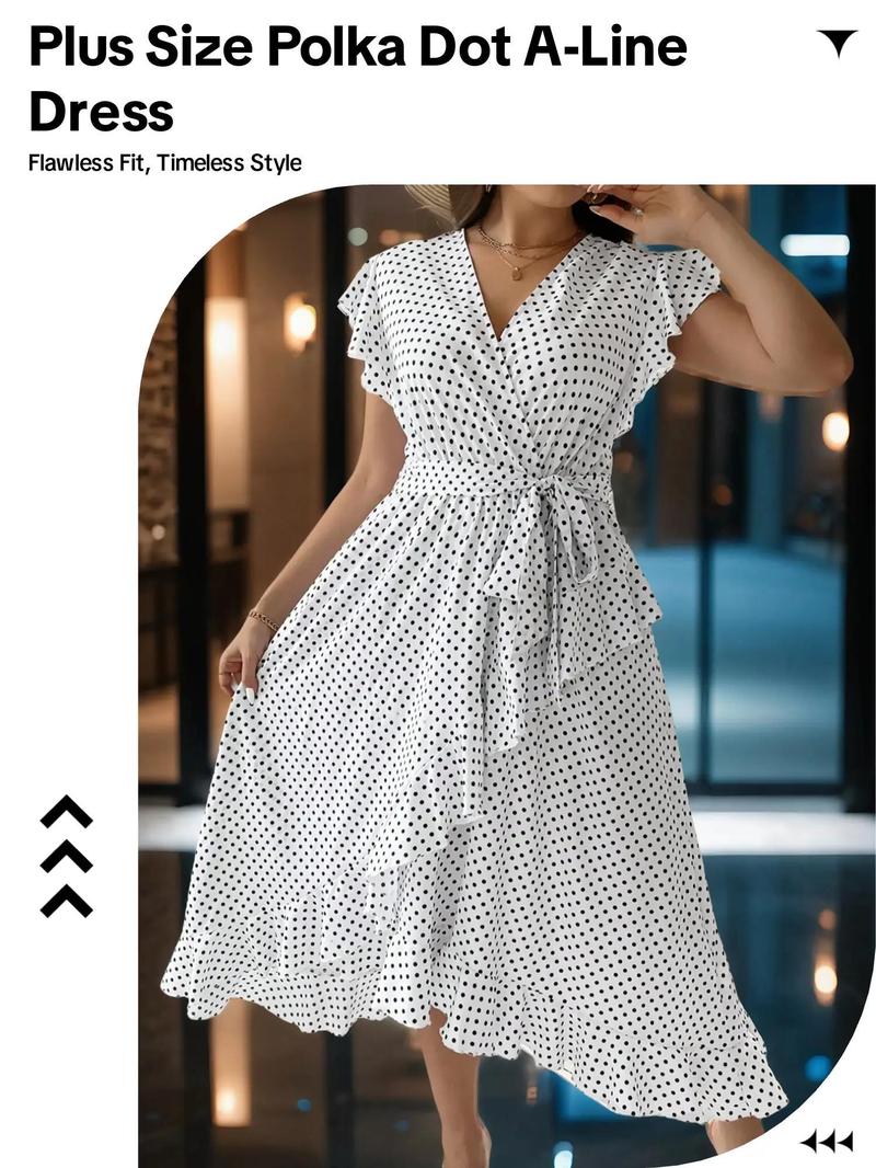 Elegant Print Bandage O Neck A Line Plus Size Dresses Elegant Print Bandage O Neck A Line Plus Size Dresses