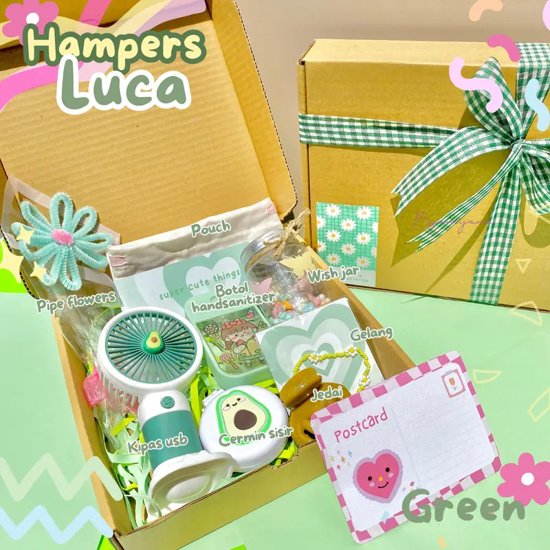 HAMPERS CEWEK KADO ULANG TAHUN LUCU GEMOY GEMASH HAMPERS HADIAH WISUDA WANITA GIFT BOX ULTAH PAKET KADO WISUDA GRADUATION ANNIVERSARY VALENTINE SEMPRO SKRIPSI BIRTHDAY GIFTBOX REMAJA UNTUK PACAR AESTHETIC KOREAN GINGHAM KPOP STATIONARY AKSESORIS KIPAS 4