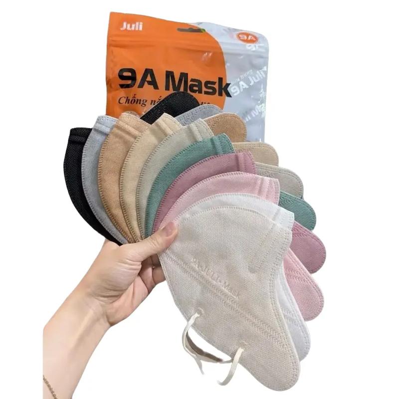   100 Chiếc  Khẩu Trang 9A JULI MASK  Khẩu Trang HOT HIT Che Kín Mặt Bản To Phụ Kiện Women Che Mặt khautrang 