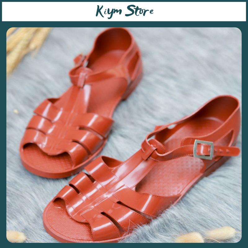 Dép quai ngang nam rọ bộ đội cao cấp giày nam boy phố trẻ trung phong cách