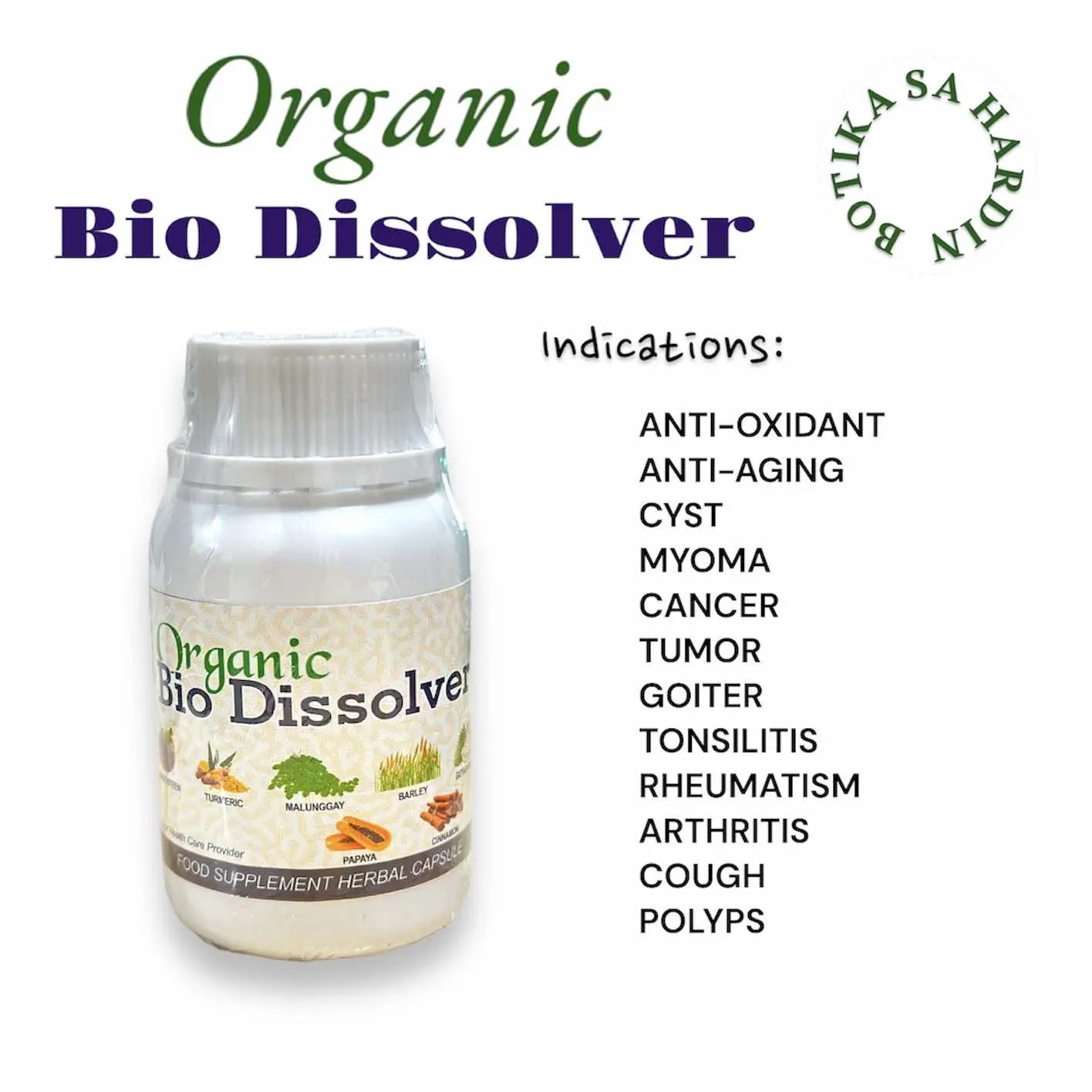 Organic Bio Dissolver 50capsule Healthcare Edible Supplement Fitness ...