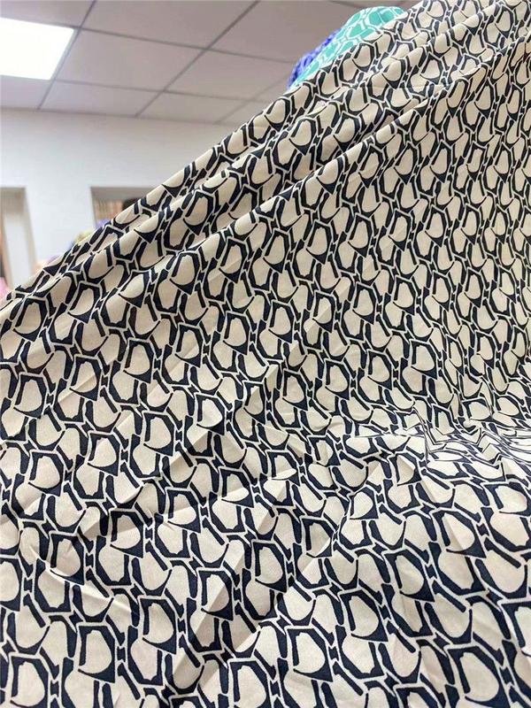 Product Introduction of [binghong] Mesh Lotus Satin Cloth Dress Shirt Hair Ring Diy Handmade Printing and Dyeing Clothing Soft and Slightly Transparent Fabric 30