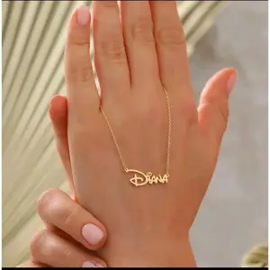 kalung ukir nama lapis emas24k Perempuan Ulang tahun