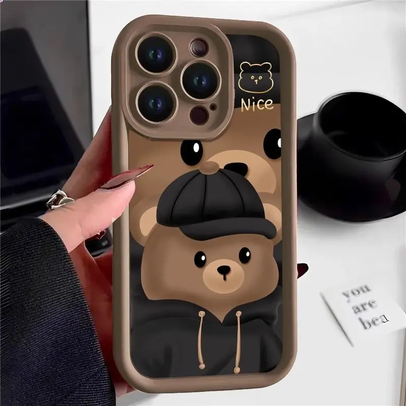 Ốp Điện Thoại, Dành Cho iPhone 11, Tương Thích Với 7 / 8 / X / 12 / 13 / 14 / 15pro Max, Thiết Kế Vui Nhộn, Chống Thấm Nước Và Chống Sốc, Ốp Di Động Ốp Bảo Vệ Điện Thoại Di Động