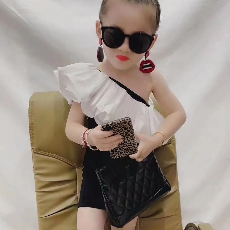 Váy Ôm Sát Cho Bé Gái, Cỡ Trẻ Em, Kiểu Trễ Vai Có Dây Đeo Co Giãn, Thiết Kế Xếp Ly Bodycon, Hợp Xu hướng Trình Diễn Thời Trang, Hàng Mới Về Mùa Hè 2025 4