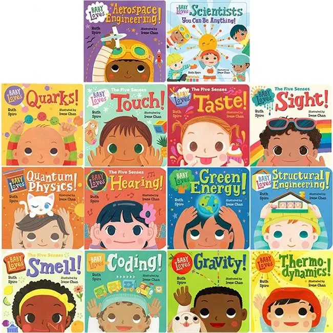 Casual Baby Loves Science - The Five Senses Sight Smell Taste Touch Hearing
