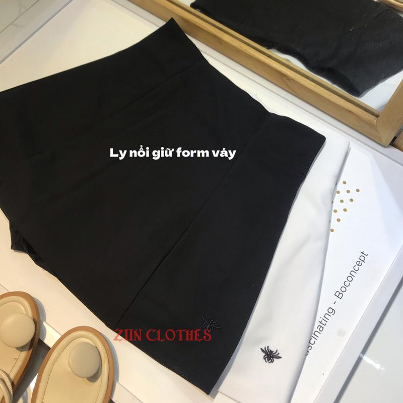 Chân Váy Con Ong Dáng A Xoè Phồng Cạp Lưng Cao BIG SIZE Chất Kaki Mềm Cao Cấp Lên From Xinh Nữ Women Kem 3