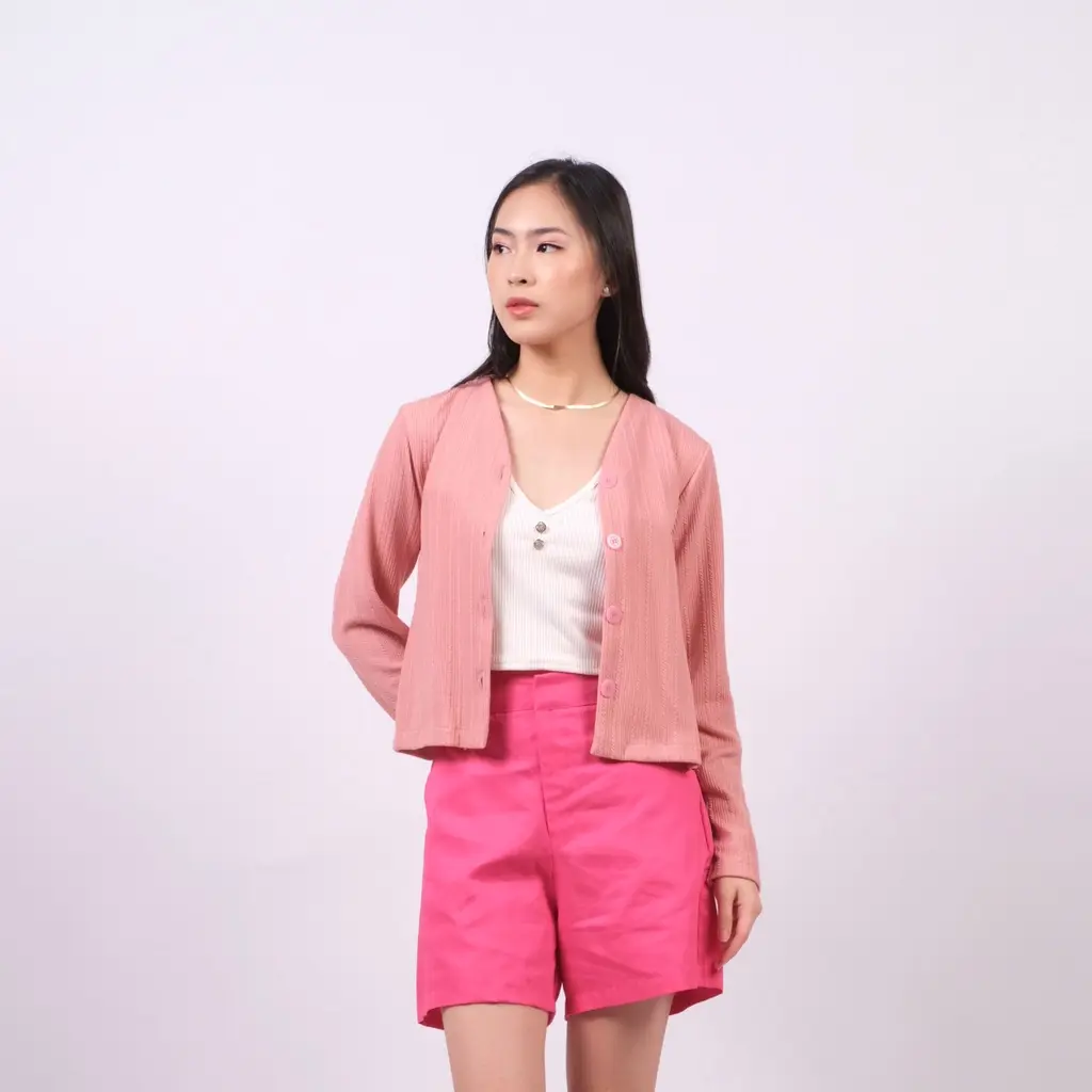 Yeoji Winter Cardigan Crop Korean Knit Premium