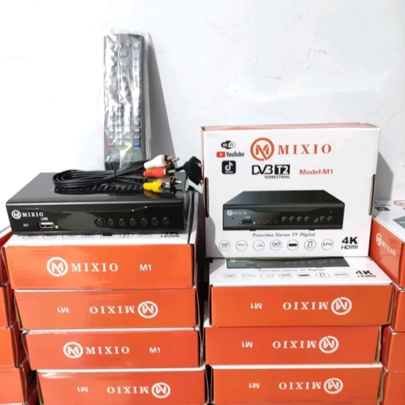 STB MIXIO M1 BISA 3 TV RESOLUSI 4K YOUTUBE TIKTOK PAKET LENGKAP SUDAH SETING PROGRAM 1