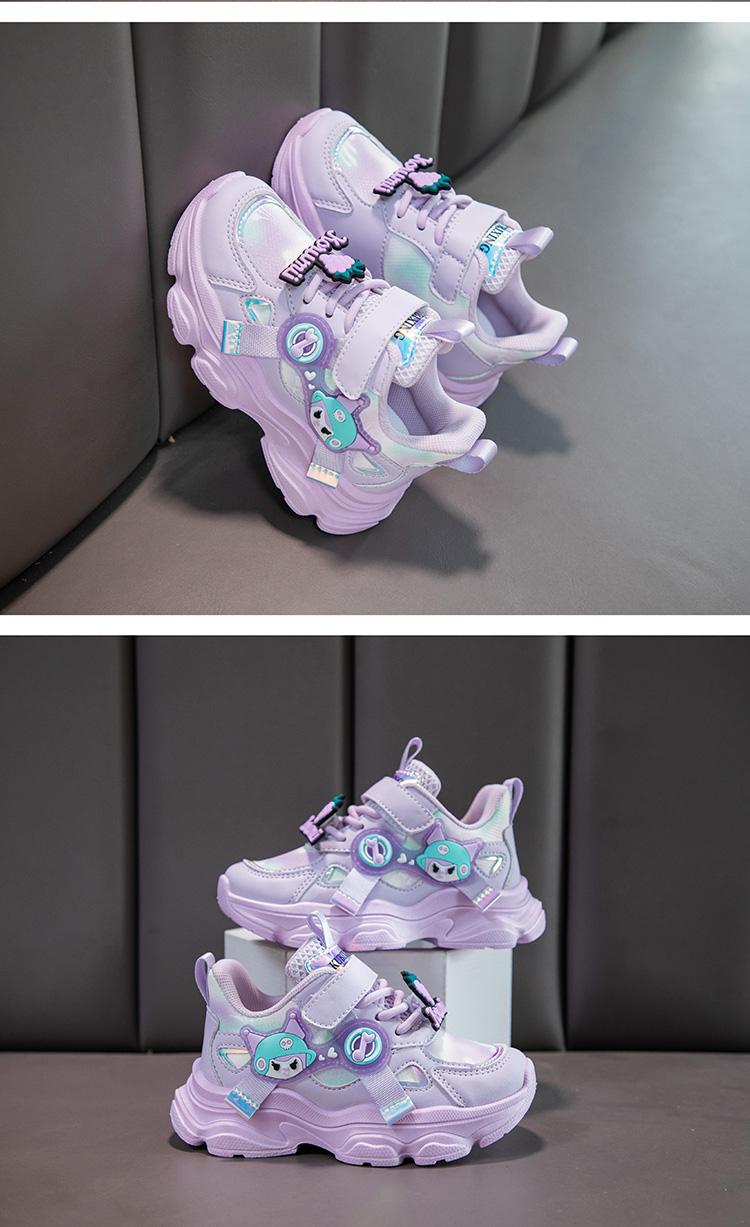 Product Introduction of Kids Shoes Girls Toddler Sneakers Cartoon Casual Walking Shoes Size26-37 6