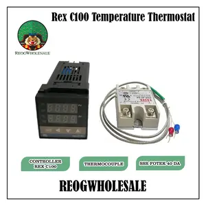 PID Rex C100 Temperature Thermostat Thermocouple Controller Output SSR