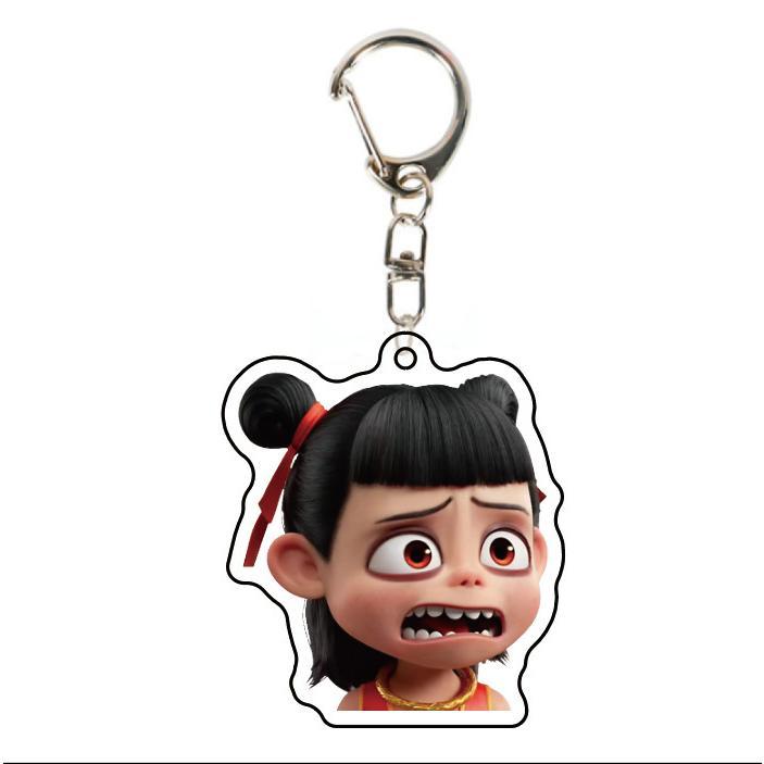 Mặt Dây Chuyền Nhỏ Gọn Nezha, Chủ Đề Phim, Thiết Kế Hoa Sen Và Bánh Ngọt, Mặt Dây Chuyền Cp, Nezha 2 Cậu Bé Quỷ Bạo Chúa Conquers Đại Dương, Hoạt Hình Hoạt Hình, Thích Hợp Làm Dây Chuyền Điện Thoại Di Động, Mặt Dây Chuyền Cặp Sách Học Sinh Nezha Ao Bing 8