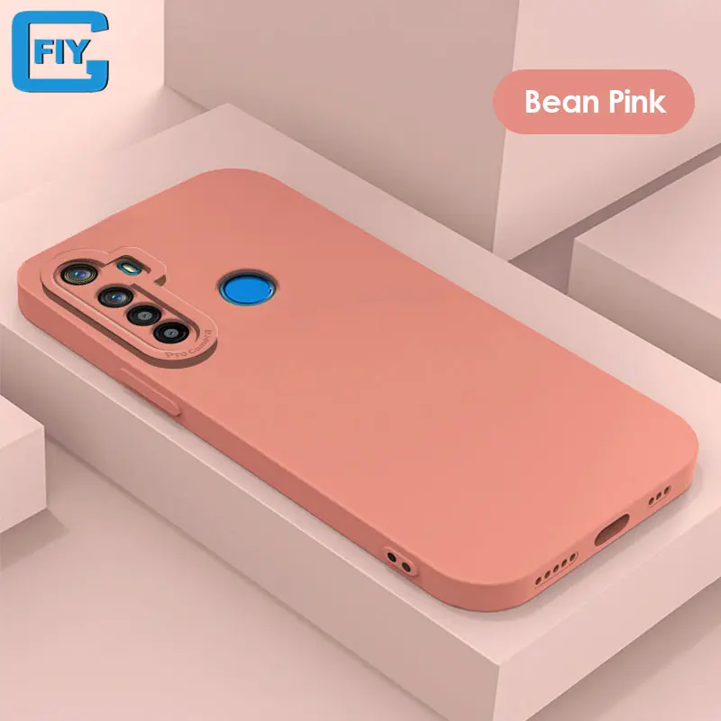 For Realme 5 / Realme 5S / Realme 5i / Realme 6i Casing Original Luxury Liquid Silicone Bumper Soft TPU Shockproof Back Cover Phone Case