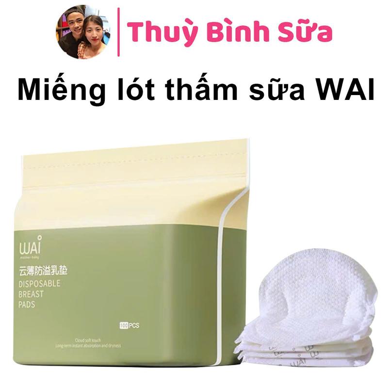 Miếng lót thấm sữa WAI siêu thấm, chống tràn, tiết kiệm -Túi 10/50/100 miếng