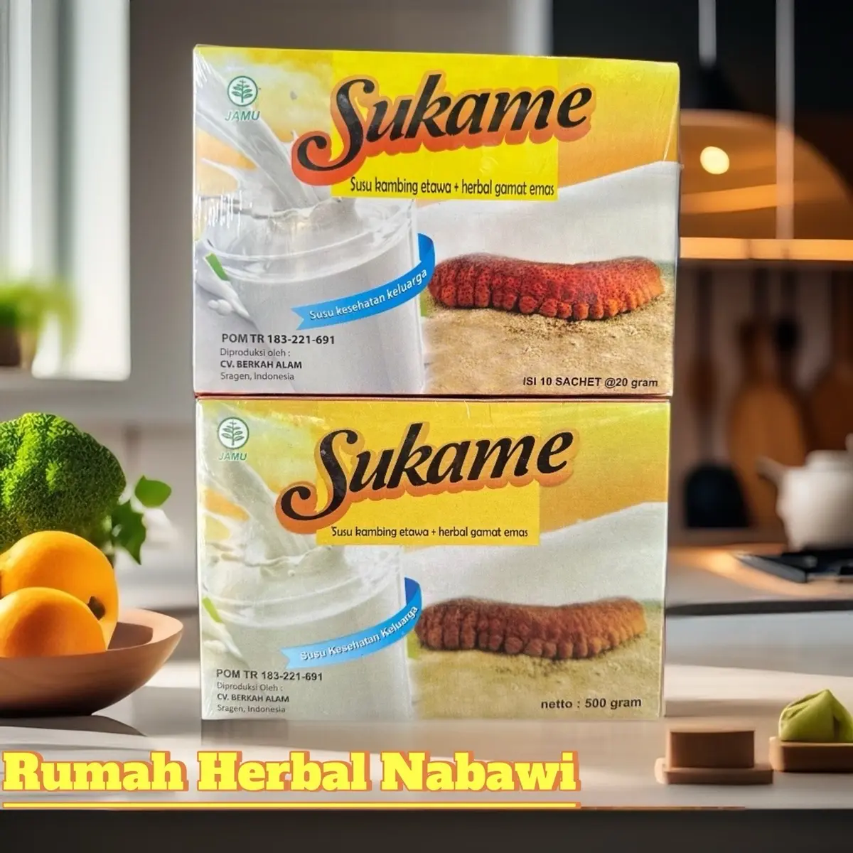 SUKAME 500gr Susu Kambing Etawa Plus Gamat Plus Gula Aren Asli Original