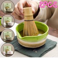 Gambar Vinnatsu 2PCS Matcha Bowl Ceramic Set Japanese Matcha Tea Sets 2 in 1 Alat Matcha Making Set Matcha Bowl Keramik/Mangkok Cantik Keramik/ Pengaduk Matcha Bambu Teh - Hijau matcha-2PCS dari FluffyHQ Kab. Tangerang 1 Tokopedia