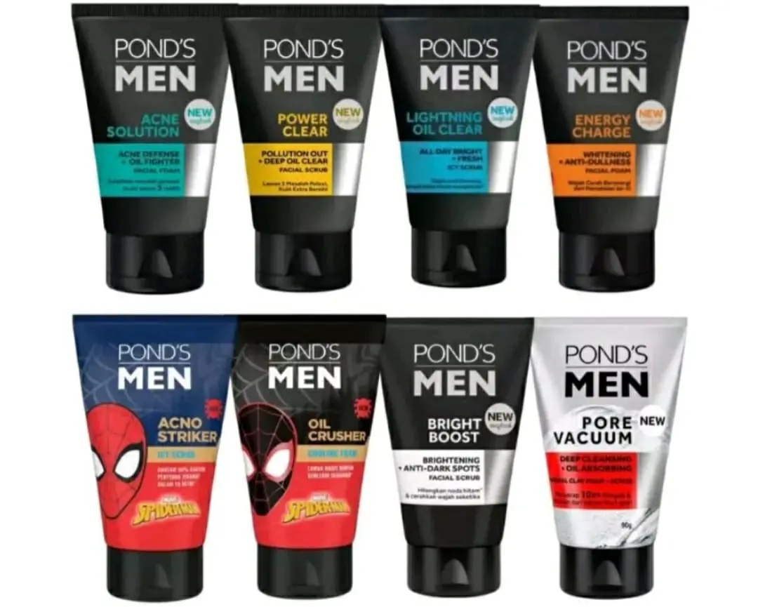 Ponds Men Facial Foam 100ml Clear Solution /Brigh Bost /Power Clear