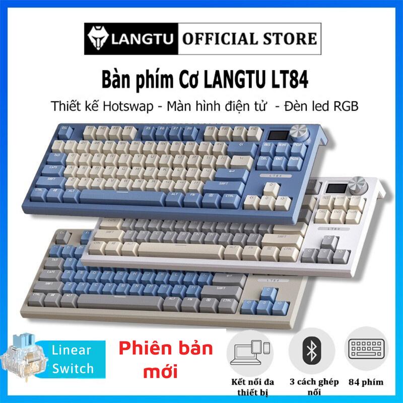 [TẶNG BỘ VỆ SINH] Bàn Phím Cơ LANGTU LT84 Có HOTSWAP Gaming Văn Phòng LED RGB