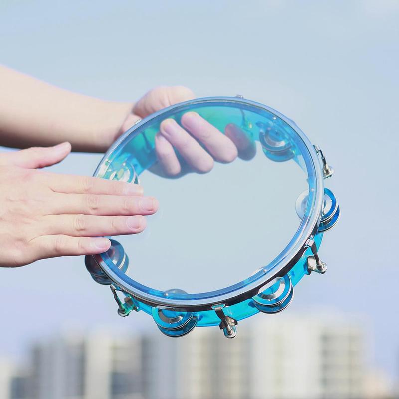 Product Introduction of 8 Inch Self-tuning Tambourine, 1 Count Professional Musical Instrument for Adults, Musical Instrument for Home School Office 19