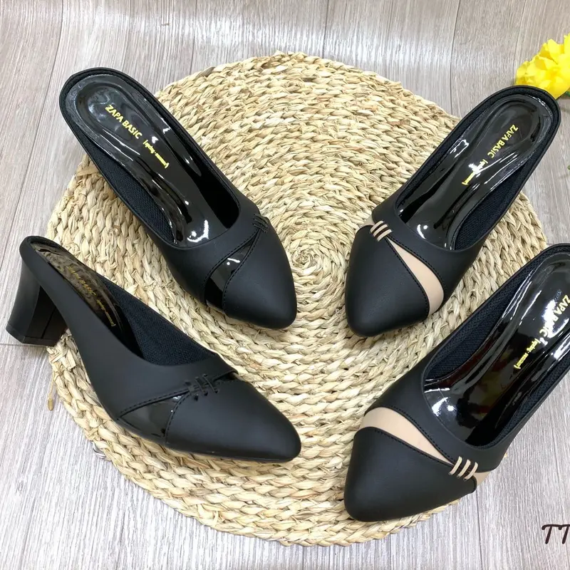 ( form nhỏ mn tăng lên 1 size nhé ) Giày sục big size 5cm phối màu cao cấp để chống trơn trượt TT Shoes chin012 0