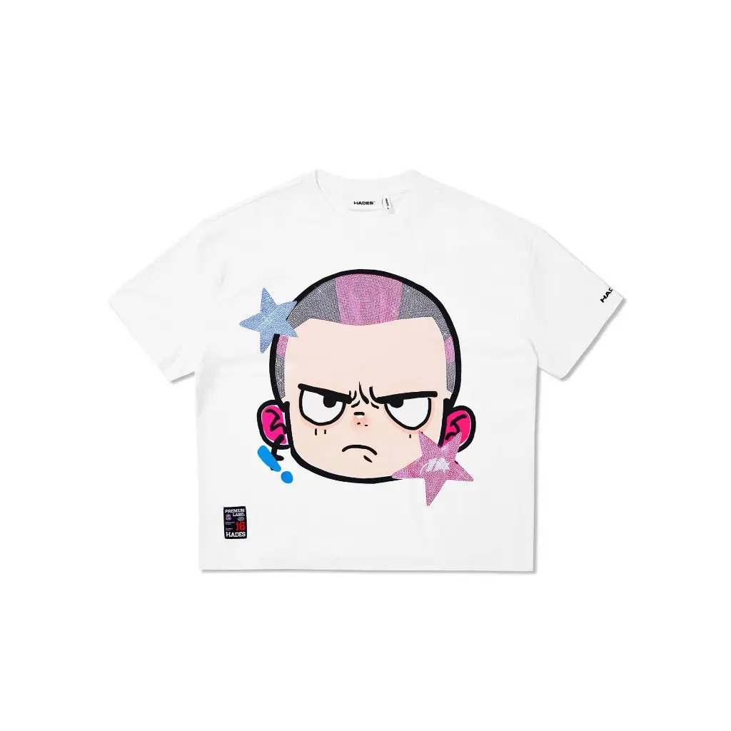 HADES Angry Mood Tee - HADES Brand chính hãng Áo thun tay lỡ cotton unisexb240GMS Sản phẩm