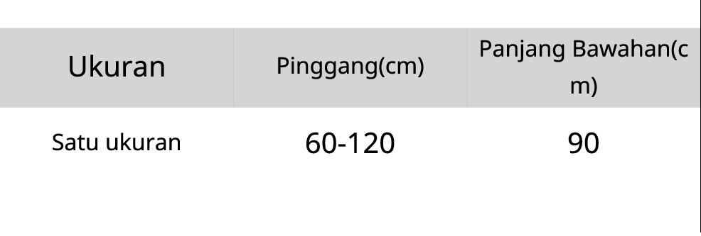 Rok Plisket Panjang Wanita Muslim Motif Bunga Tulip