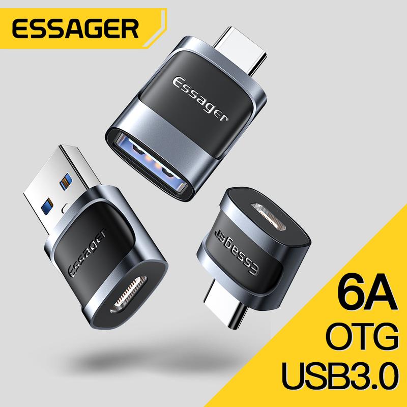 Essager Nóng bán OTG Loại C Sang Micro USB | Cắm Sang Loại C Bộ Chuyển Đổi Bộ Chuyển Đổi USB | Sang Loại C Cho Điện Thoại cổng Kết Nối OTG