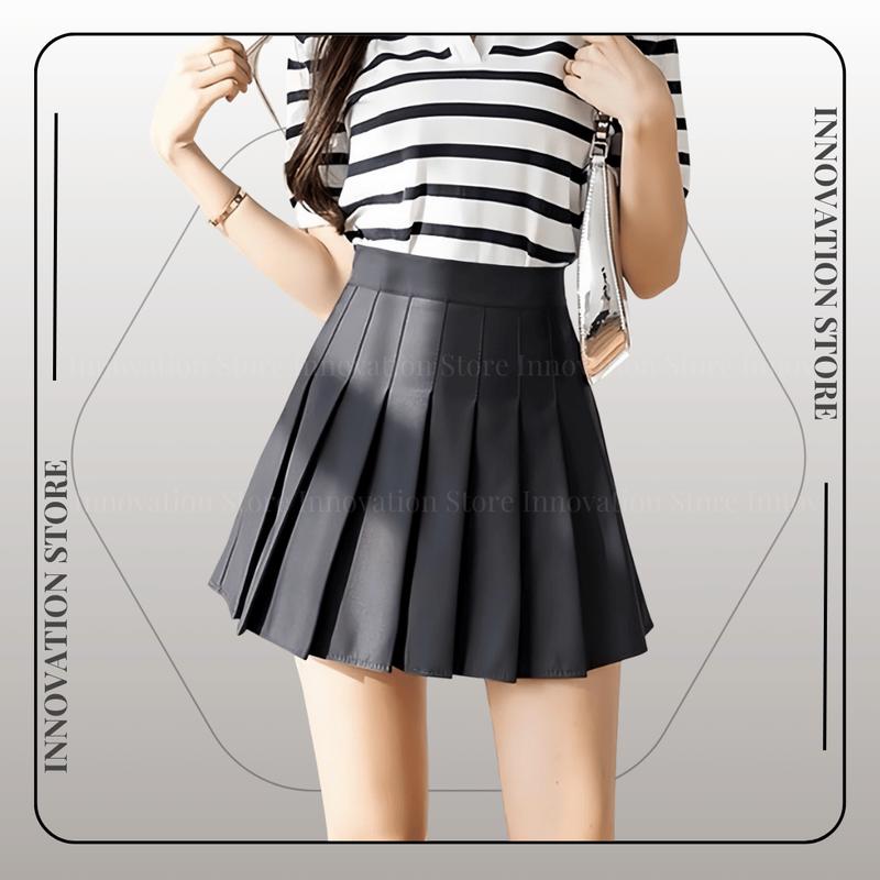 Chân váy tennis cạp cao dáng xoè BIG SIZE Váy ngắn xếp ly có lót trong tôn dáng TA-514 Nữ Women Voan