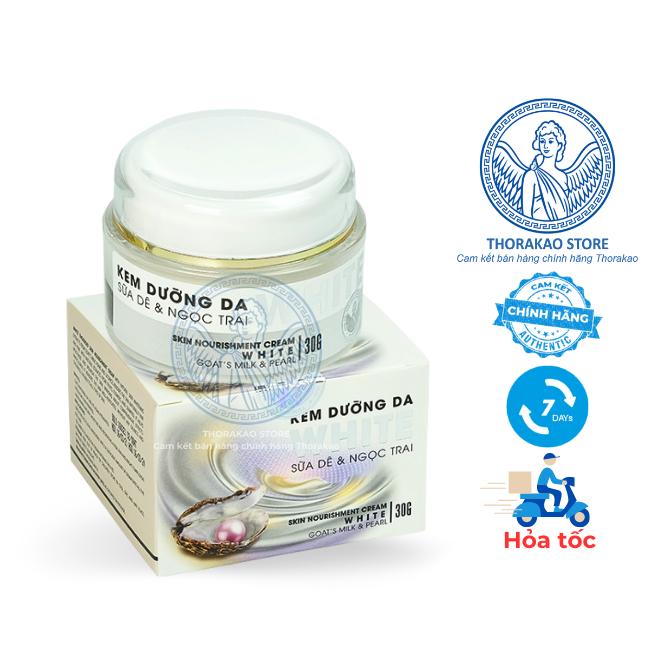 Kem Dưỡng Da White Sữa Dê và Ngọc Trai Thorakao 30g - Thorakao Store.