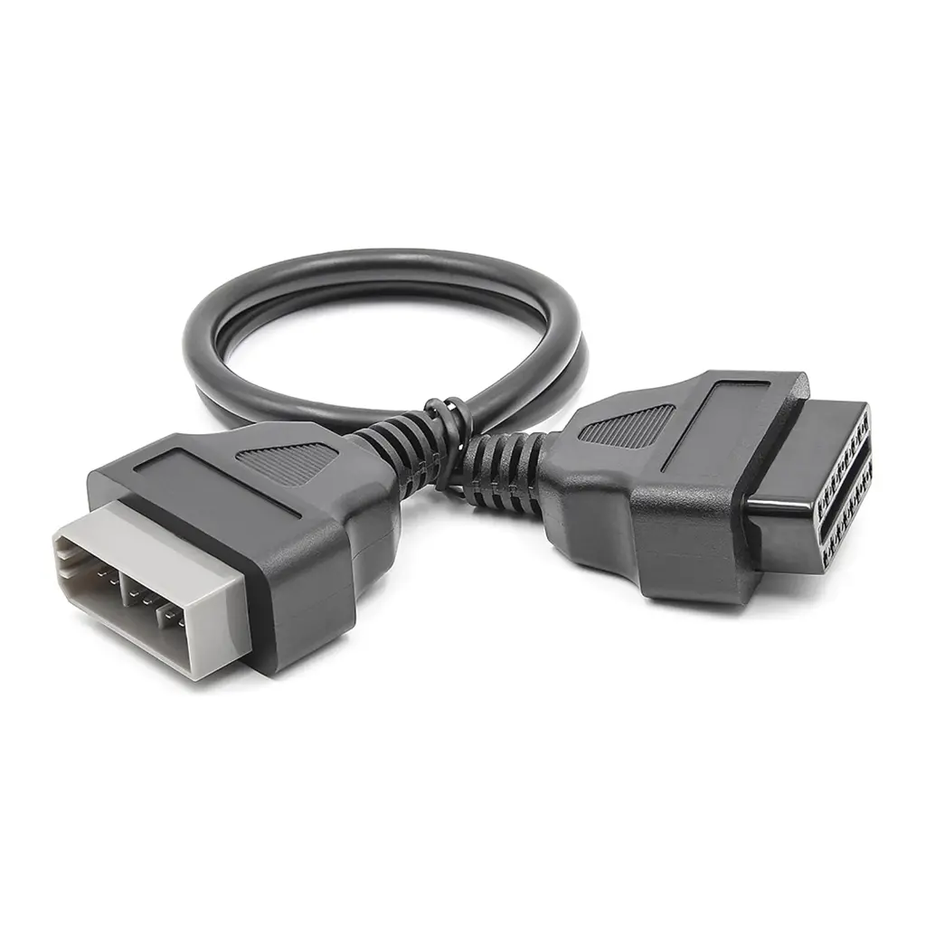 OBD2 Extension Cable Connector Adapters 14 Pin To 16Pin OBD Cable
