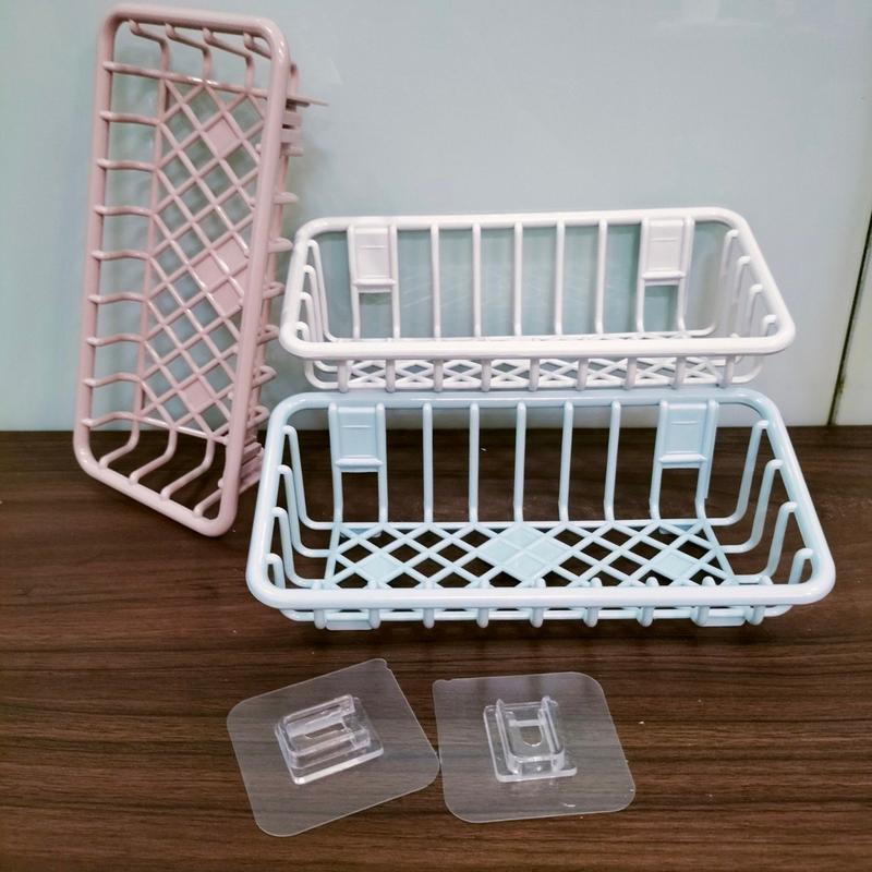 Khay Caro Dán Tường Việt Nhật Siêu Bền - Khay Đựng Đồ Đa Năng 22X10X6.5 CM Rổ Giỏ