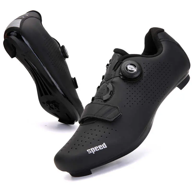 Unisex Road Bicycle Shoes Men  Sneaker Bike Speed Flat Sports Racing Women Spd Pedal
