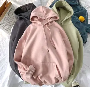 BY DNF SWEATER HOODIE POLOS OVERSIZE WANITA BAHAN FLECEE