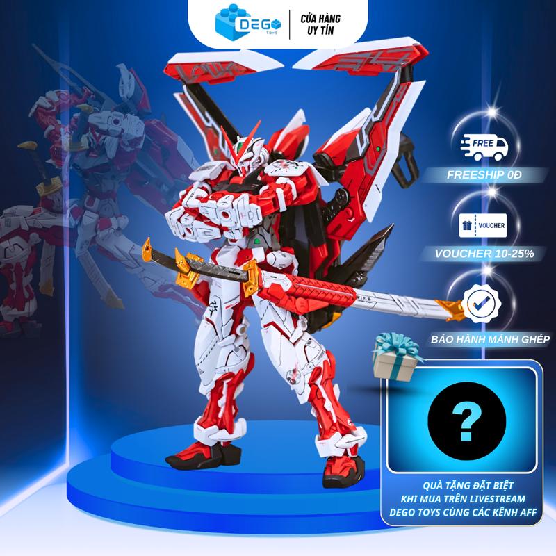 Mô hình lắp ráp MG Astray Red Frame KAI , đồ chơi lắp ráp Astray Red Frame tỉ lệ 1/100 cao khoản 20cm Toy