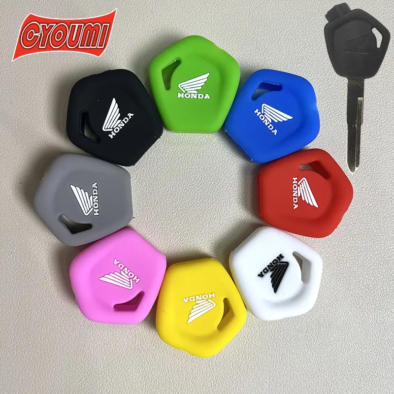 For Honda Click Wave Alpha 125i Beat 110i/125i Dash 125 Ex5 Future Fi Scoopy-I Zoomer X Colorful Tpu Motorcycle Key Box Protective Case Cover
