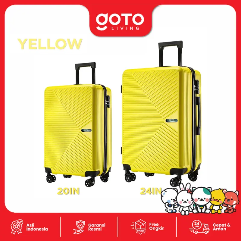 Goto [COD] Ranger Koper Cabin Suitcase Roda Bagasi Hardcase Kabin Waterproof 8