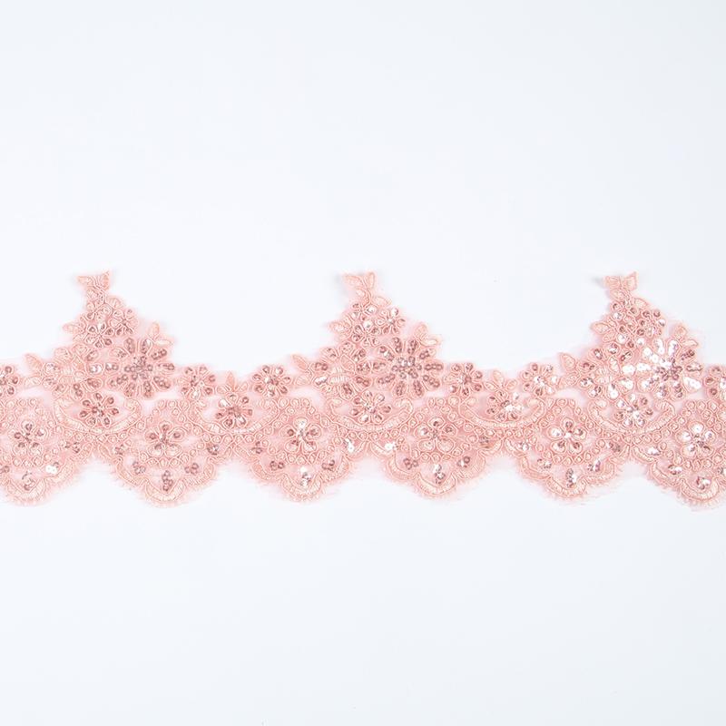 Product Introduction of Vải Ren Kim Sa, 1 Sân, Trang Trí Lưới Venise Hoa, May Vá Thủ Công, Thích Hợp Cho Váy Cưới, Rộng 15CM 6