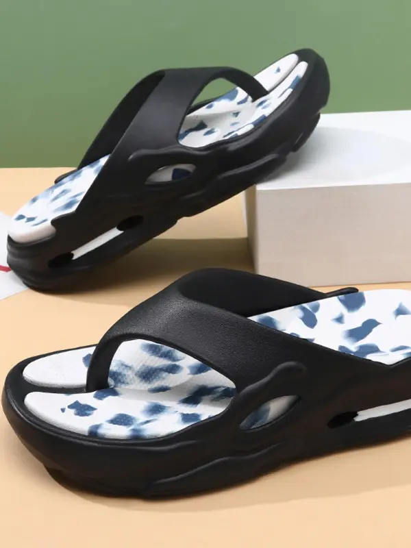Women's Summer Fashionable Plain Color Platform Slides, Casual Comfortable Non-slip Beach Slippers, Soft Lightweight Slippers for Indoor & Outdoor Wear, Walking Shoes 2