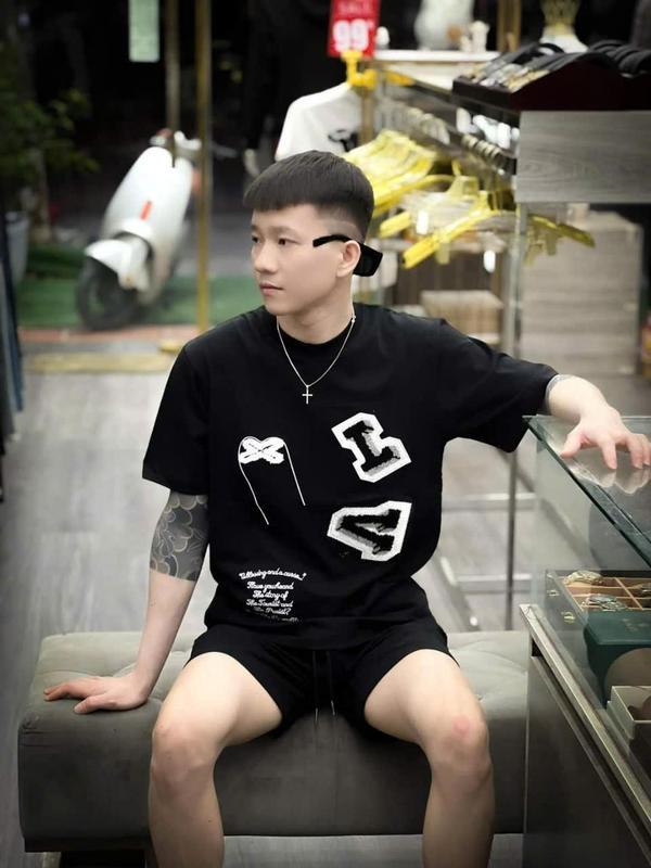 Áo thun nam nữ phối chữ phong cách boy phố sành điệu mẫu mới, chất vải cotton co dãn thoáng mát - Menswear - Cổ Tròn Unisex 2