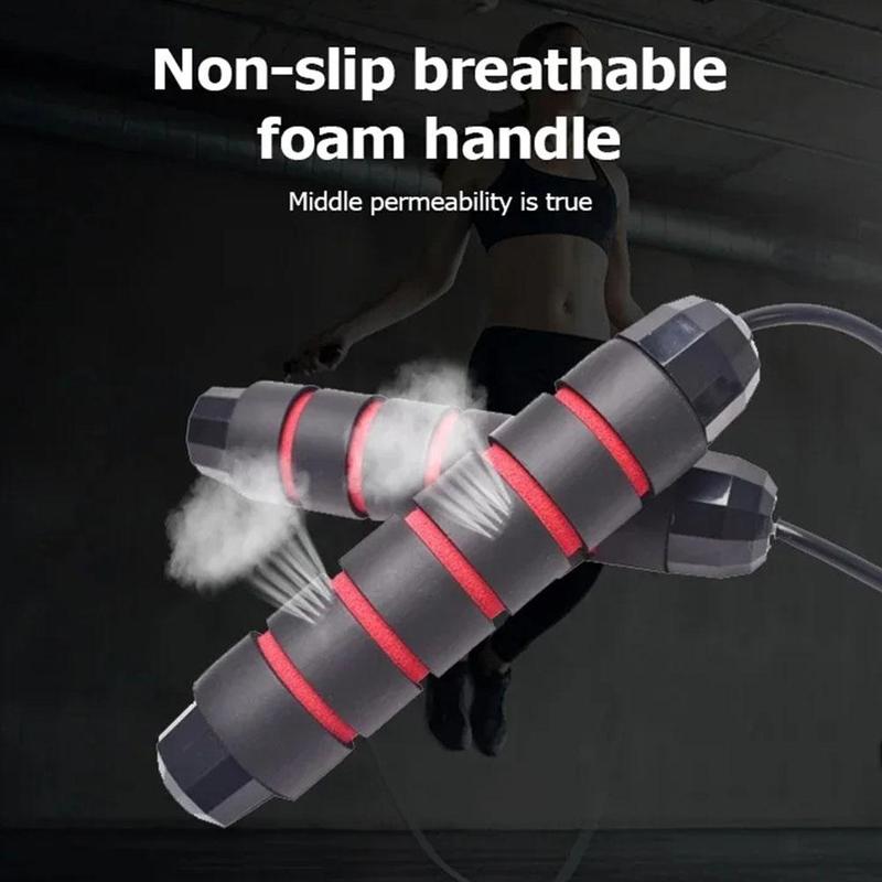 Product Introduction of Skipping Rope Fitness Physical Training Yoga Forged Skipping Bearing Wire Rope Rope Skipping P2V7 36