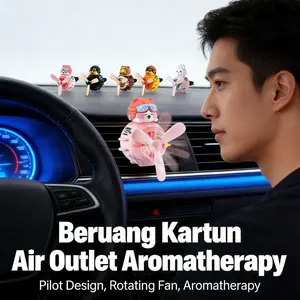Pengharum Aroma Terapi AC Mobil Kreatif Model XYZ, Diffuser Aromaterapi Mobil Kabin Udara 10x Segar & Relaksasi Penuh 100ml