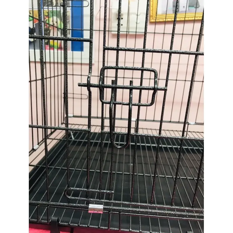 Lồng vân đá nan dày, chuồng vân đá sơn tĩnh điện cho chó mèo thỏ bọ thú cưng dưới 25 kg 2