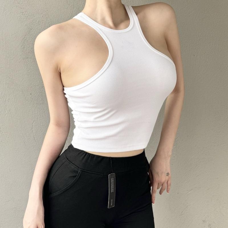 Áo croptop khoét vai sâu ANNAKIKI chất liệu thun gân - 152 2